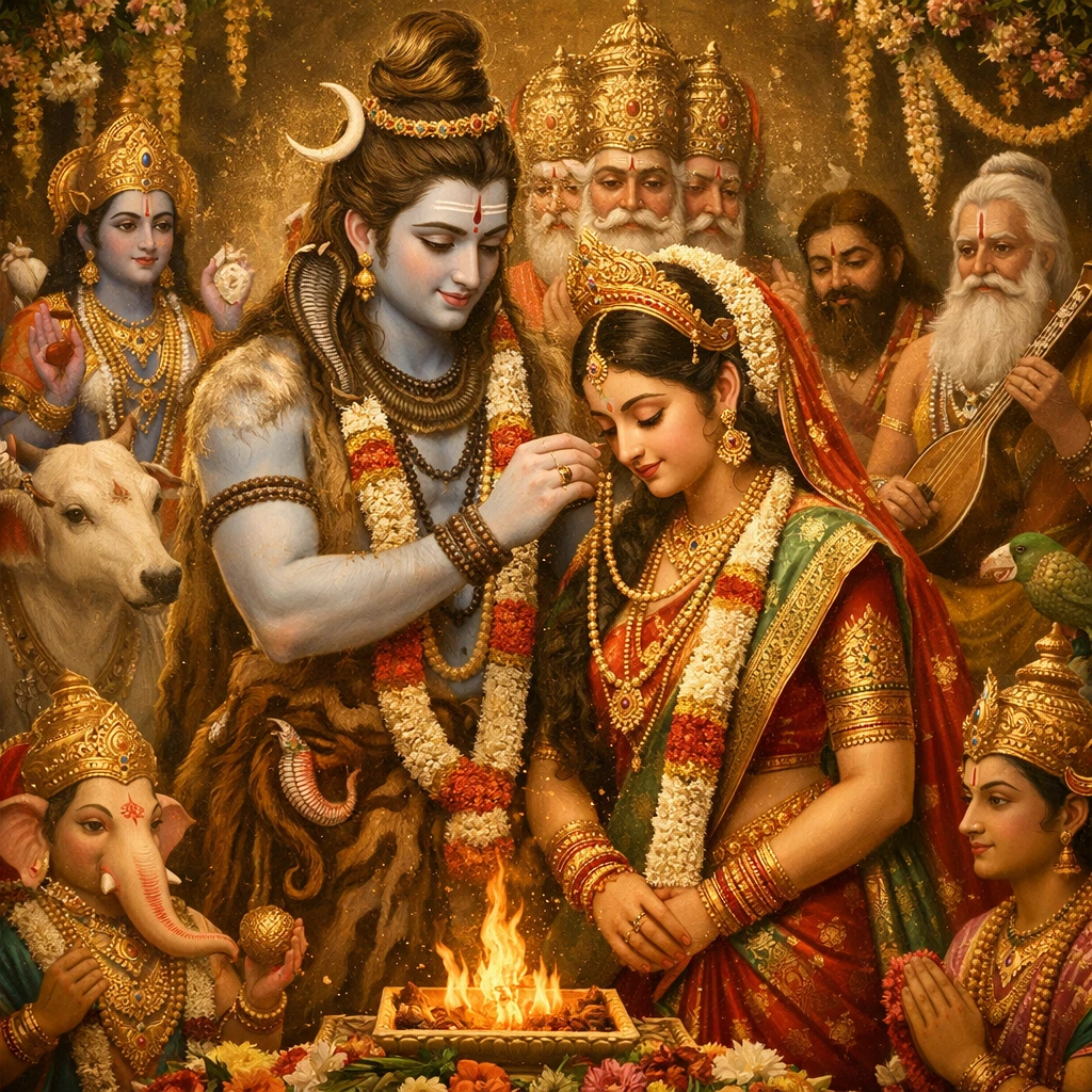 Shiva's Blessings for Marital Bliss: The Power of Gauri Natha Mantra