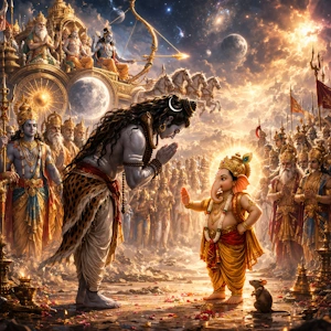 Even Shiva Bowed to Him First