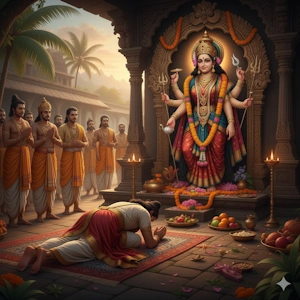 वो क्षण जब देवी माँ स्वयं प्रकट हुईं श्रीरामजी के सामने