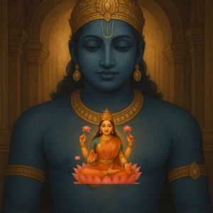 How Lakshmi Devi Occupied the Chest of Sri Hari