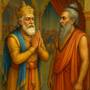 Sage Vishwamitra Wants to Take Shri Rama with Him to Fight Rakshasas