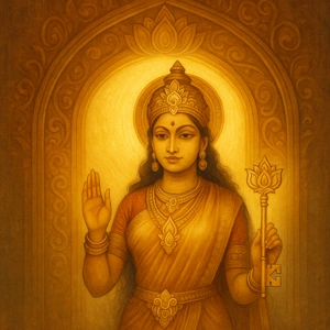Lakshmi Devi Governs Entry to the Eternal World
