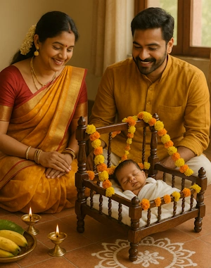 Jatakarma the New Born Baby Ceremony