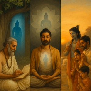 Vedantis, Yogis, and Devotees Experience Sri Hari Differently