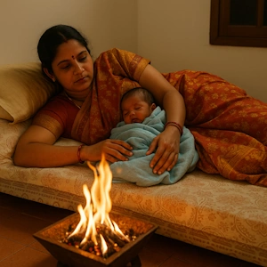 Homa for the Newborn and the Mother – Jatakarma Samskara