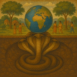 Why Anantha Is Carrying the Earth on His Hoods