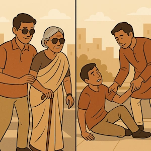 Only Your Good Deeds Help in Tough Times