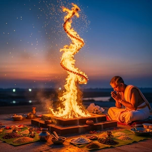 Performing Yaga Is Progressing From Worldly Life To Divine State
