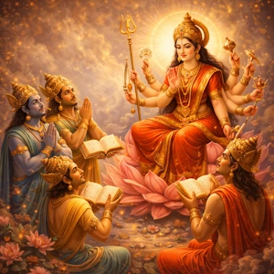 वेदों द्वारा की गई देवी मां की स्तुति