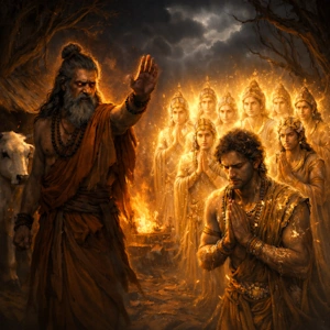 अष्ट वसु देवता श्रापित हो जाते हैं