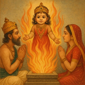 தேவி தடாதகாவாக அவதரிக்கிறாள்