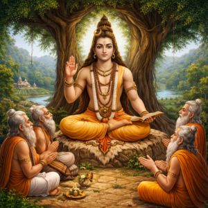 வேதங்களைப்பற்றி தக்ஷிணாமூர்த்தி பெருமாள் சொல்கிறார்
