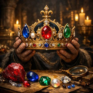 அரசனின் கிரீடத்துக்கு நல்ல ரத்தினங்களை தேடுதல்