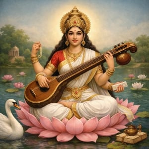 Meaning of Saraswati Namastubhyam