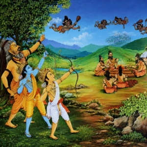 Sri Ramji Defends Vishwamitra's Yaga, Defeating Maricha and Subahu