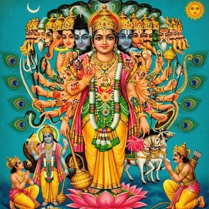 Virat Purusha: The Cosmic Form of Bhagavan Vishnu