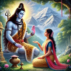 शिव और सती के विवाह के अंतिम चरण