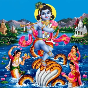 कृष्ण ने कालिया का दमन किया