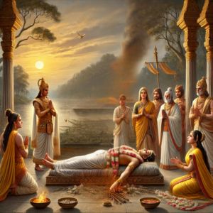 पाण्डु की मृत्यु