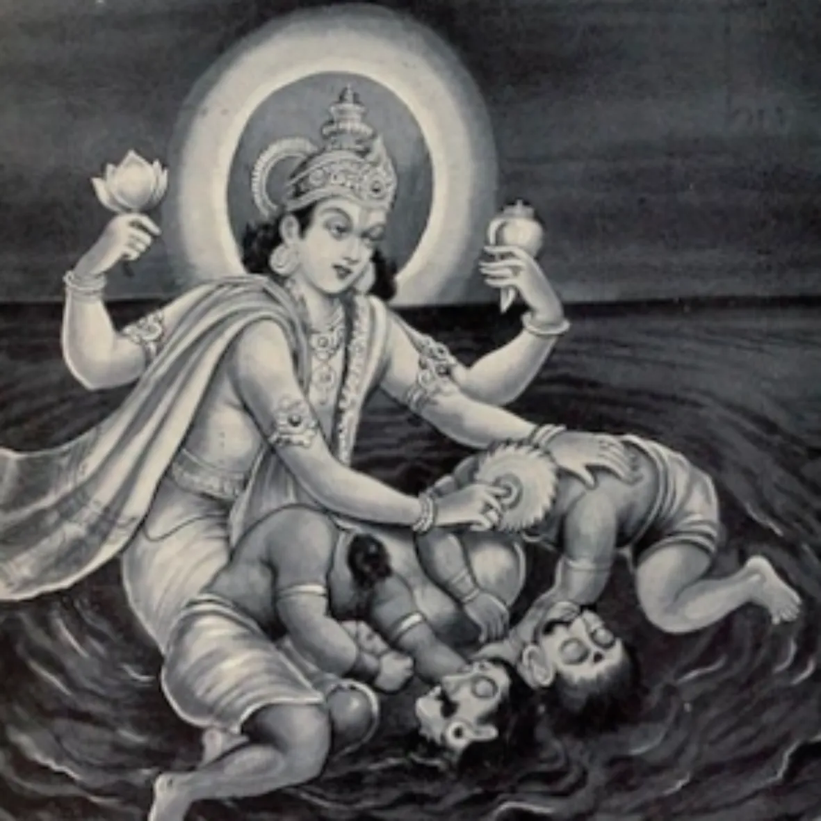 The Slaying of Madhu and Kaitabha