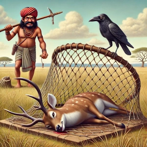 The Deer, the Jackal, and the Crow