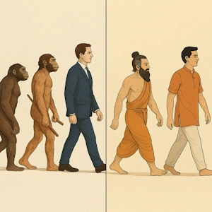 They Came from Apes — We Came from Rishis