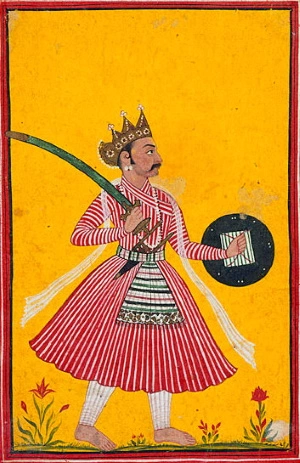 Dream Portrait of Nakula, The Pandava Brother, circa 1725-1750