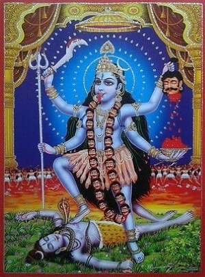kali and shiva